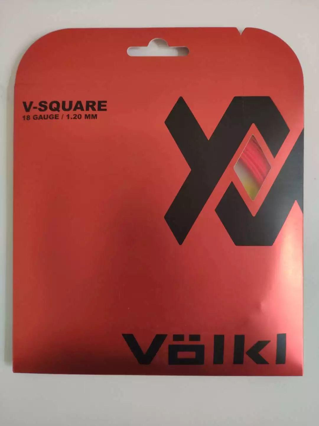 全球首发，Volkl V-Square四角聚酯线，力量和旋转简直太完美了！
