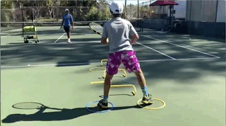 网球职业化针对性训练，让你学会如何抢节奏，击打正手上升期！
