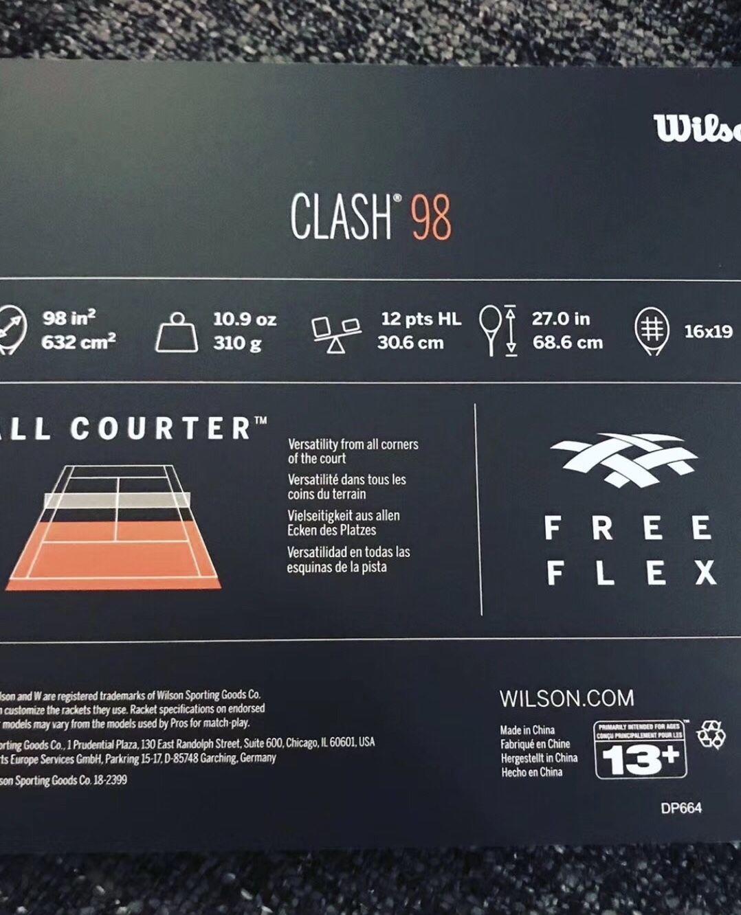 Wilson Clash 98居然才是Clash系列的王牌？