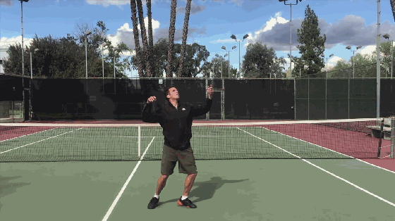 真的有效！网球徒手发球练习