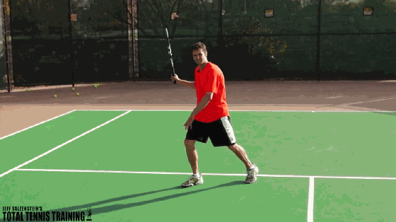 高引拍+低收拍，才是处理网球中场高球的最佳方式