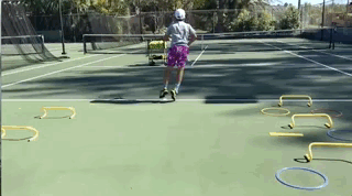 网球职业化针对性训练，让你学会如何抢节奏，击打正手上升期！