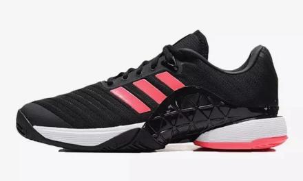 清仓特价698!蒂姆Adidas Barricade 2018 黑/粉