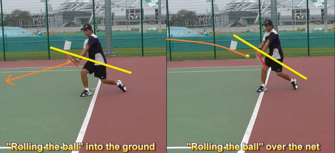 如何避免击球下网？别再压着球，把球往地上摁了！