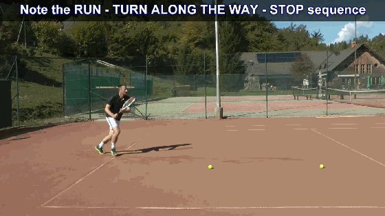 面对浅球时的两种最佳网球移动模式，让你更有力更准确的进攻