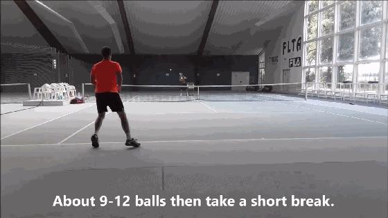 这是网球战术执行的前提，附提高控制击球落点的两种练习方法