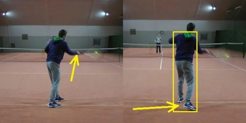 男球员请注意！一支球拍的距离决定网球控球的精准性