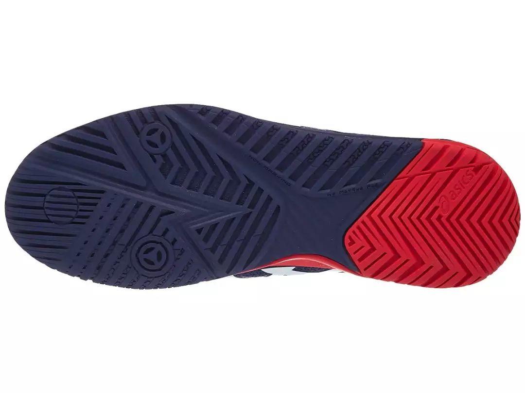 Asics 2020年新一代网球鞋，孟“飞”尔斯参与设计，美国队长配色