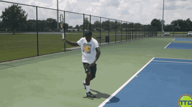 网球正手击球肩髋转动不同步，动力链脱节，怎么可能有力！