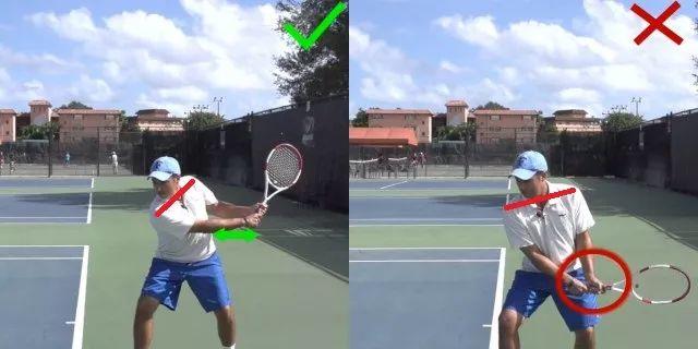 详解网球双反中的转肩运动，千万要避免这个引拍典型错误